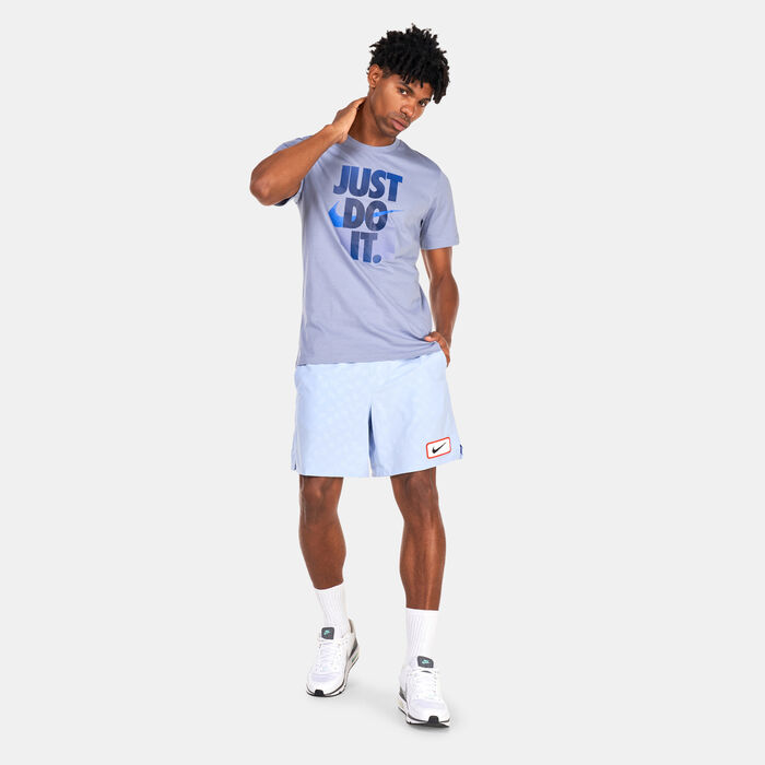 Nike Men's Sportswear Just Do It T-Shirt Grey Nike Men's Sportswear Just Do It T-Shirt Grey image number 2