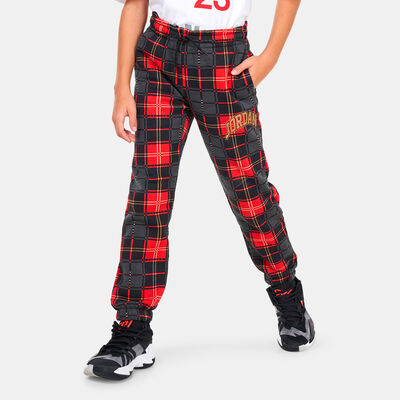 Jordan Kids' Essentials Plaid Sweatpants Black Jordan Kids' Essentials Plaid Sweatpants Black
