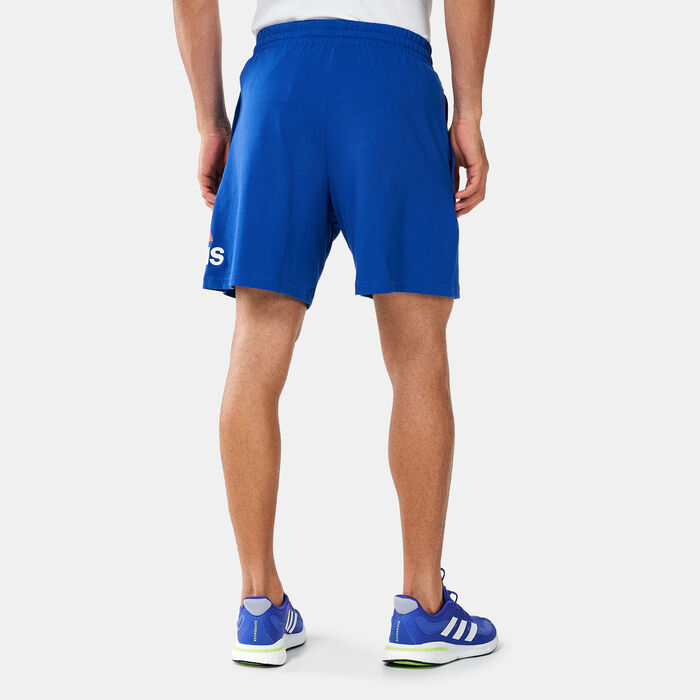 adidas Men's Essentials Logo Shorts White adidas Men's Essentials Logo Shorts White image number 1