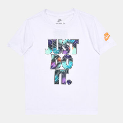 Nike Kids' Just Do It Illuminate T-Shirt (Younger Kids) White