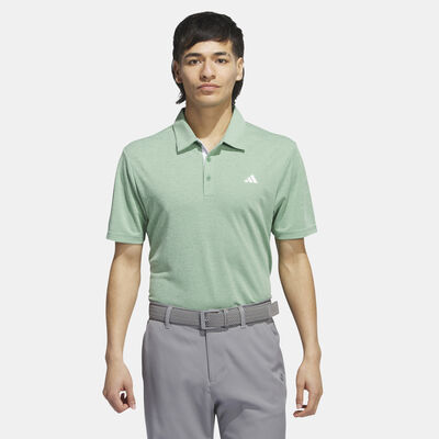 adidas Men's Drive Heather Polo Shirt Green