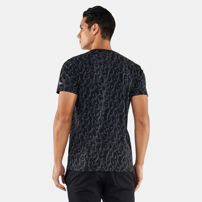 New Era Men's NBA Los Angeles Lakers Seasonal All Over Print Graphite T-Shirt Grey