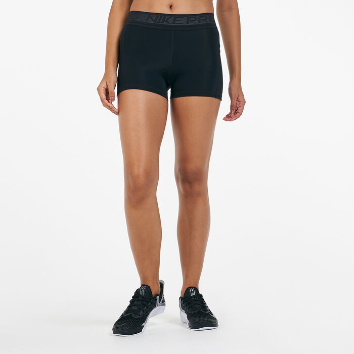 Nike Women's Pro 3-inch Shorts Black image number 0