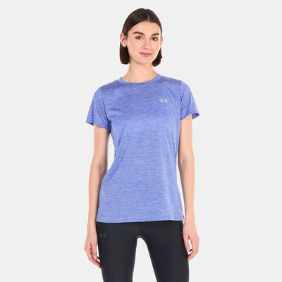 Under Armour Women's UA Tech™ Twist Training T-Shirt Blue