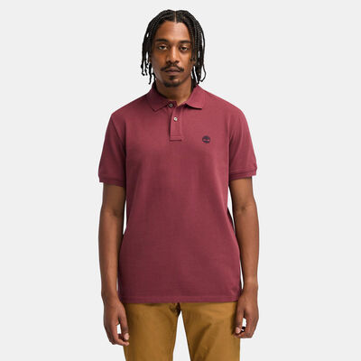 Timberland Men's Millers River Polo Shirt Pink