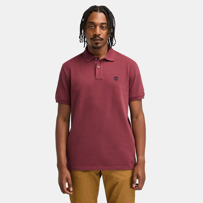 Timberland Men's Millers River Polo Shirt Pink Timberland Men's Millers River Polo Shirt Pink image number 0