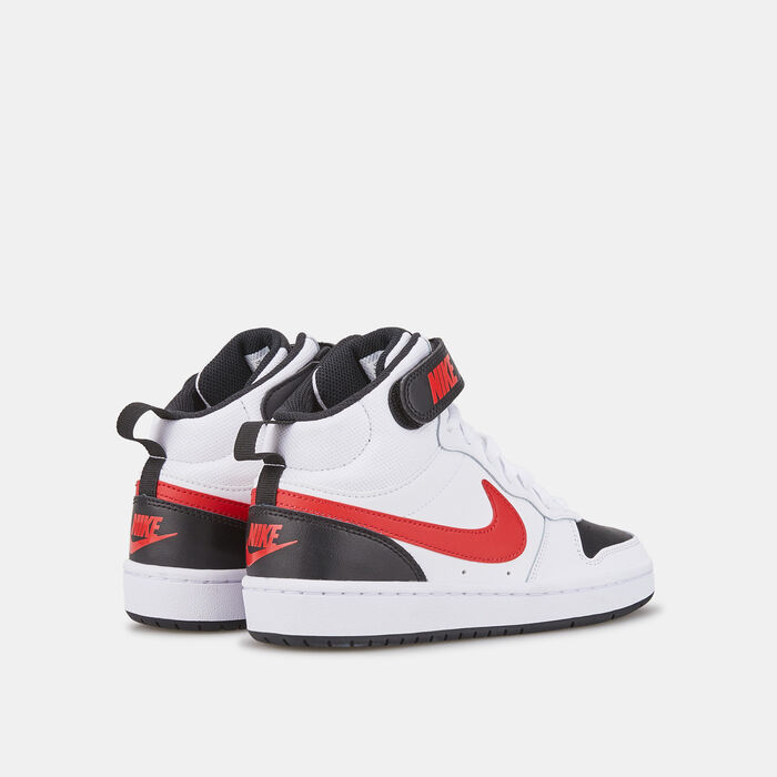 Nike Kids' Borough Mid 2 Court Shoe (Older Kids) White Nike Kids' Borough Mid 2 Court Shoe (Older Kids) White image number 2