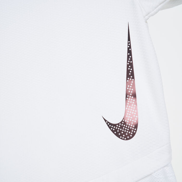 Nike Kids' Dri-FIT Instacool T-Shirt White Nike Kids' Dri-FIT Instacool T-Shirt White image number 3