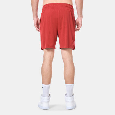 Jordan Men's Sport Dri-FIT Mesh Basketball Shorts Red Jordan Men's Sport Dri-FIT Mesh Basketball Shorts Red