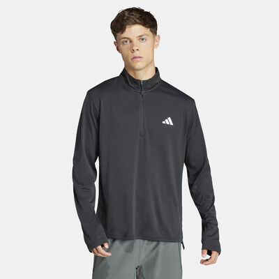 adidas Men's Train Essentials Training 1/4-Zip Top Black