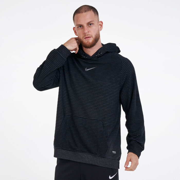 Nike Men's Therma-FIT Pullover Hoodie Black Nike Men's Therma-FIT Pullover Hoodie Black image number 0