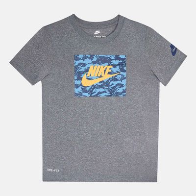 Nike Kids' Camo Futura T-Shirt Grey Nike Kids' Camo Futura T-Shirt Grey