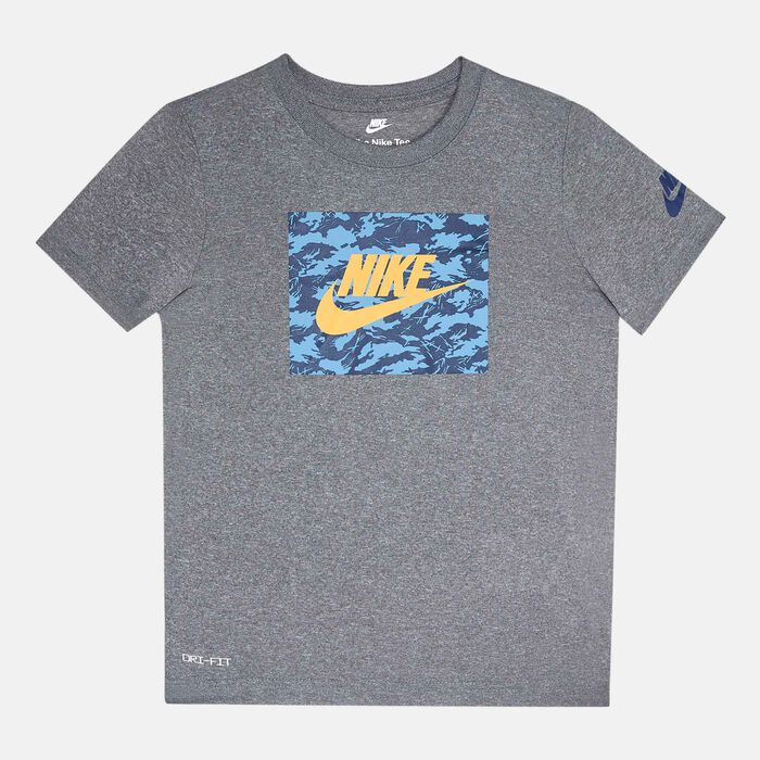 Nike Kids' Camo Futura T-Shirt Grey Nike Kids' Camo Futura T-Shirt Grey image number 0