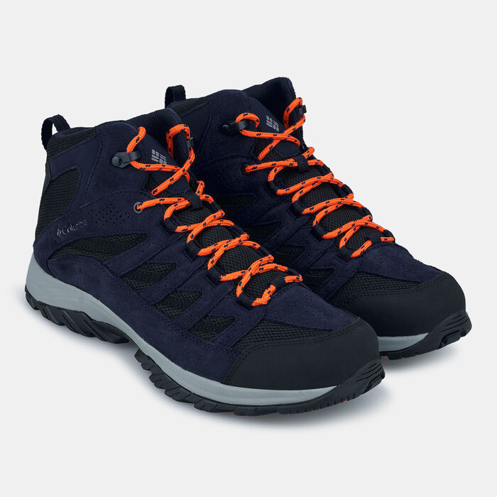 Columbia Men's Crestwood™ Mid Waterproof Hiking Boot Blue Columbia Men's Crestwood™ Mid Waterproof Hiking Boot Blue image number 1