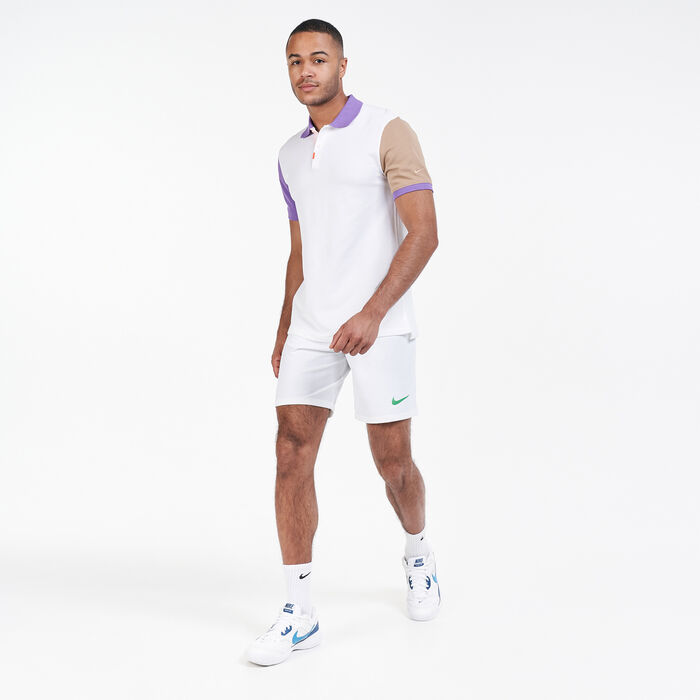 Nike Men's Polo T-Shirt White image number 2