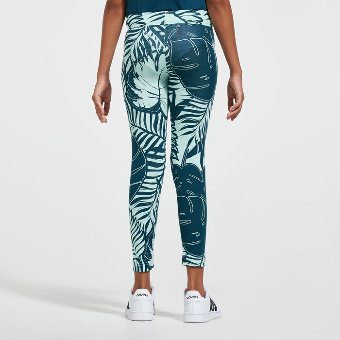 adidas Kids' Future Icons Leggings Green adidas Kids' Future Icons Leggings Green image number 1