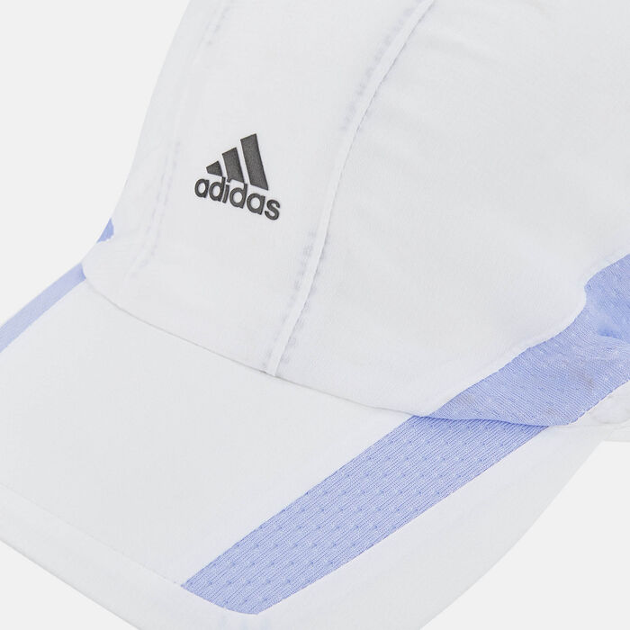 adidas Men's AEROREADY Retro Tech Reflective Runner Cap White adidas Men's AEROREADY Retro Tech Reflective Runner Cap White image number 2