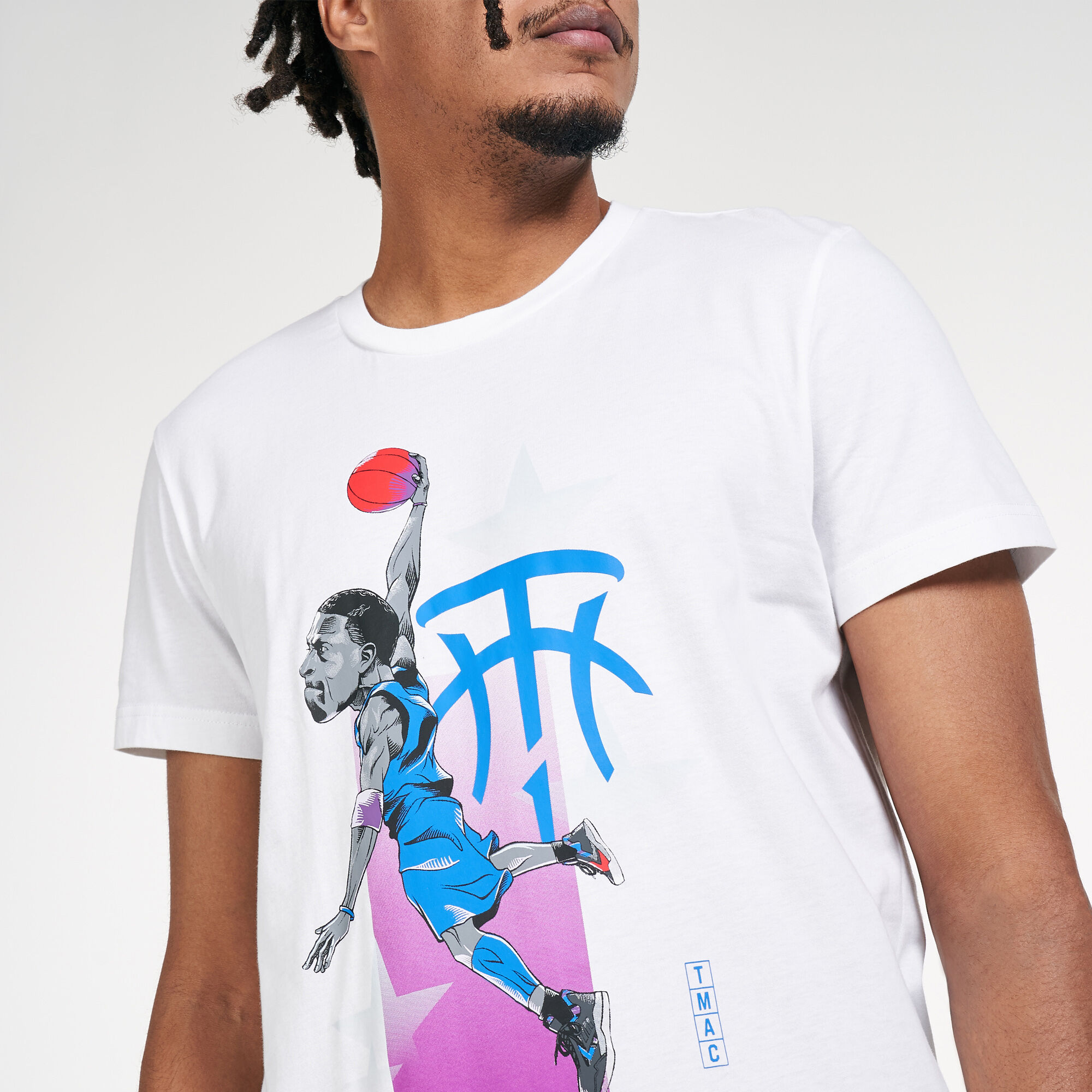 Men s T Mac Geek Up T Shirt White adidas in Qatar SSS