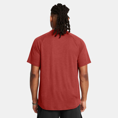 Under Armour Men's UA Tech Textured T-Shirt Orange