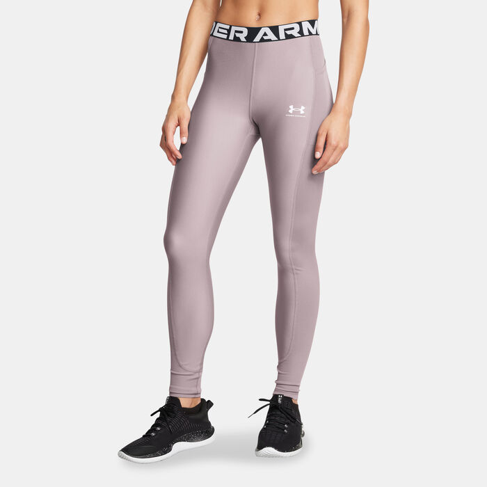 Under Armour Women's HeatGear Training Leggings Grey Under Armour Women's HeatGear Training Leggings Grey image number 0