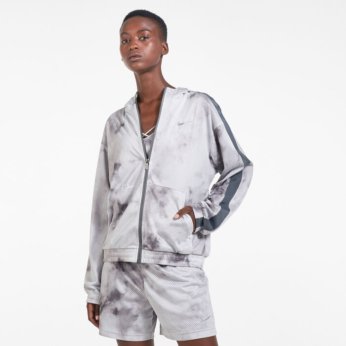 Nike Women's Sportswear Icon Clash Mesh Jacket Grey Nike Women's Sportswear Icon Clash Mesh Jacket Grey image number 0