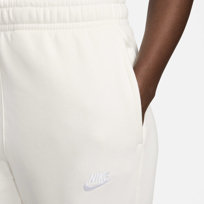 Nike Men's Sportswear Club Fleece Joggers White Nike Men's Sportswear Club Fleece Joggers White image number 3