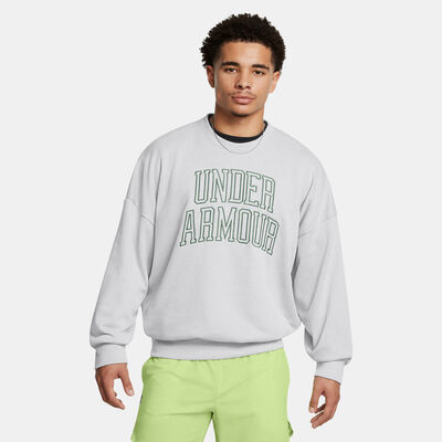Under Armour Men's Icon Terry Sweatshirt Grey Under Armour Men's Icon Terry Sweatshirt Grey