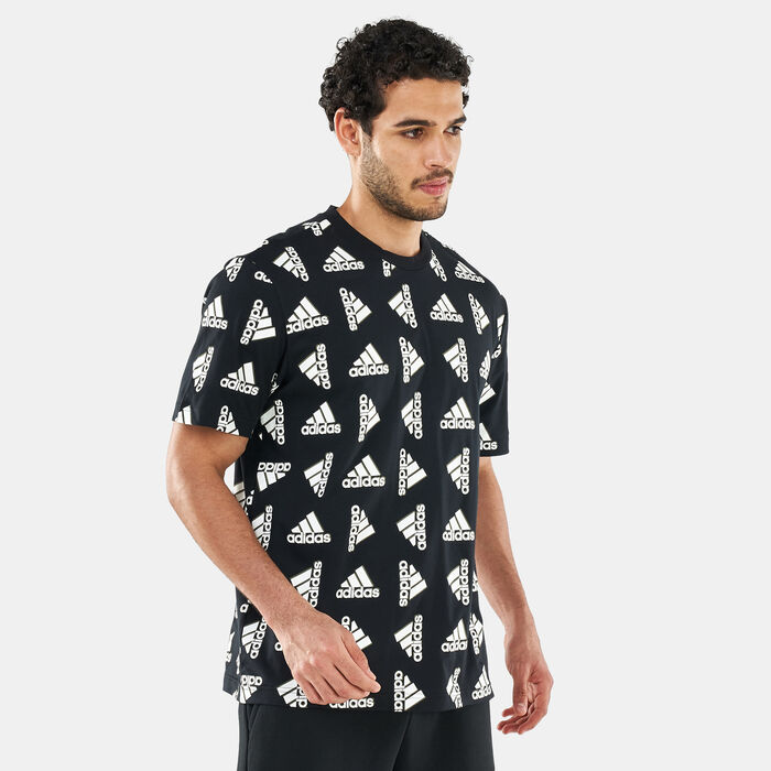 adidas Men’s Essentials Loose Giant Logo T-Shirt Black adidas Men’s Essentials Loose Giant Logo T-Shirt Black image number 0