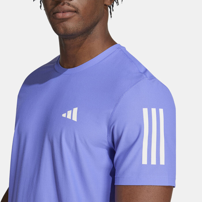 adidas Men's Own the Run T-Shirt Blue image number 3