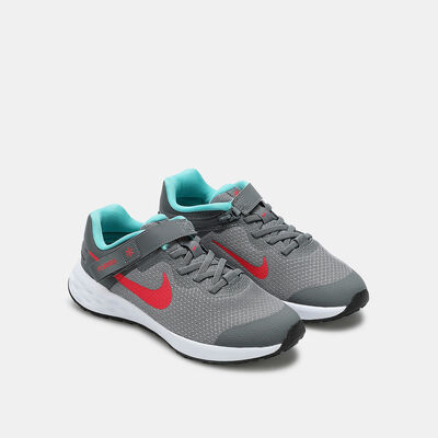 Nike Kids' Revolution 6 FlyEase Shoe Grey Nike Kids' Revolution 6 FlyEase Shoe Grey
