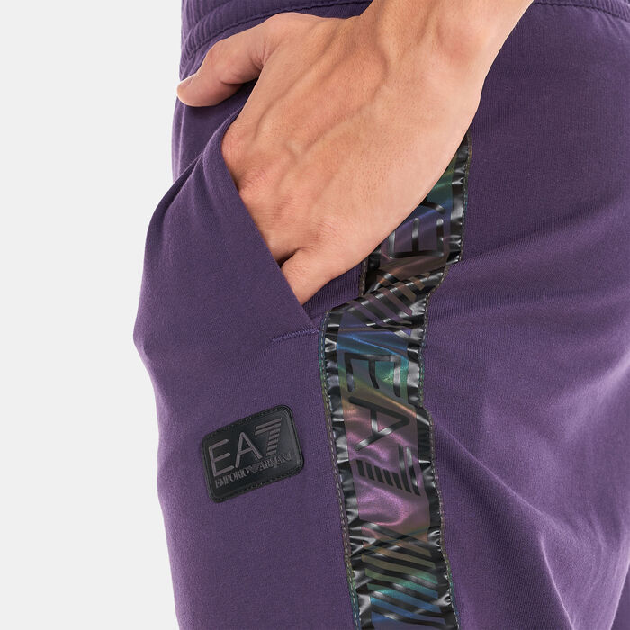 EA7 Emporio Armani Men's Train Logo Tape Joggers Grey EA7 Emporio Armani Men's Train Logo Tape Joggers Grey image number 3