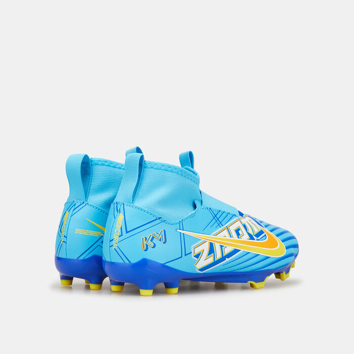 Nike Kids' Zoom Superfly 9 Academy Kylian Mbappé Firm Ground Multi Ground Football Shoe Blue image number 2