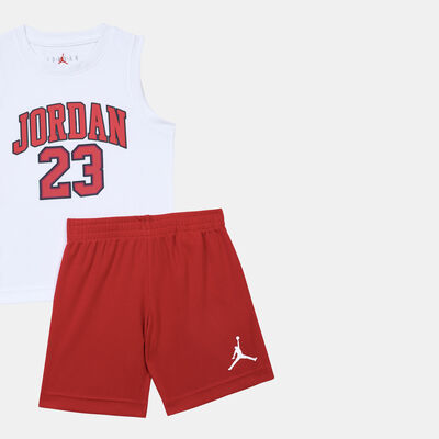 Jordan Kids' 23 2-Piece Jersey Set Red