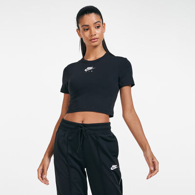 Nike Women's Air Crop Top Black Nike Women's Air Crop Top Black