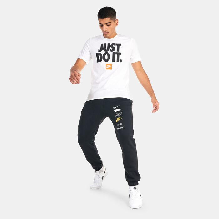 Nike Men's Club Fleece Joggers Black Nike Men's Club Fleece Joggers Black image number 2