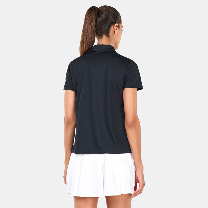 Nike Women's Dri-FIT Victory SLD Polo Shirt Black Nike Women's Dri-FIT Victory SLD Polo Shirt Black image number 1