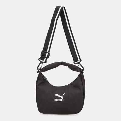PUMA Women's Prime Classics Mini Hobo Bag Black PUMA Women's Prime Classics Mini Hobo Bag Black