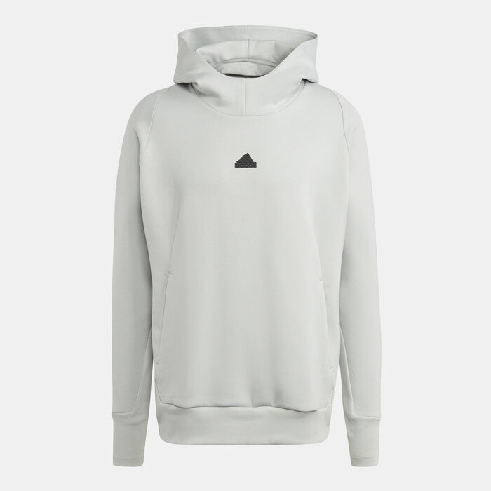 adidas Men's Z.N.E. Pullover Hoodie Grey adidas Men's Z.N.E. Pullover Hoodie Grey image number 1