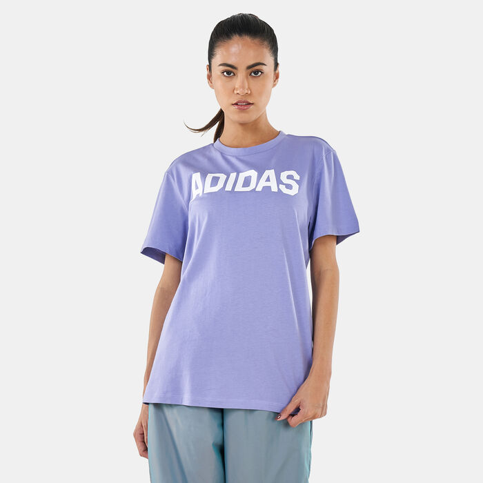 adidas Originals Women's Loose T-Shirt Purple adidas Originals Women's Loose T-Shirt Purple image number 0