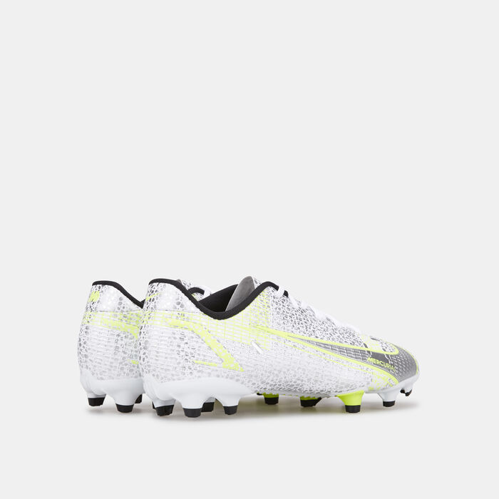 Nike Kids' Mercurial Vapor 14 Academy Multi-Ground Football Shoe White image number 2