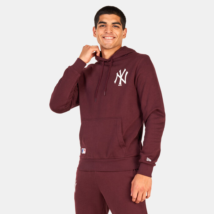 New Era New York Yankees Essentials Hoodie Purple New Era New York Yankees Essentials Hoodie Purple image number 0