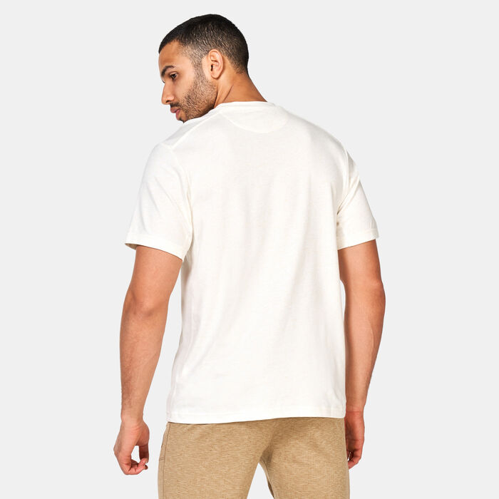 Nike Men's Primary Dri-FIT Training T-Shirt Ivory Nike Men's Primary Dri-FIT Training T-Shirt Ivory image number 1