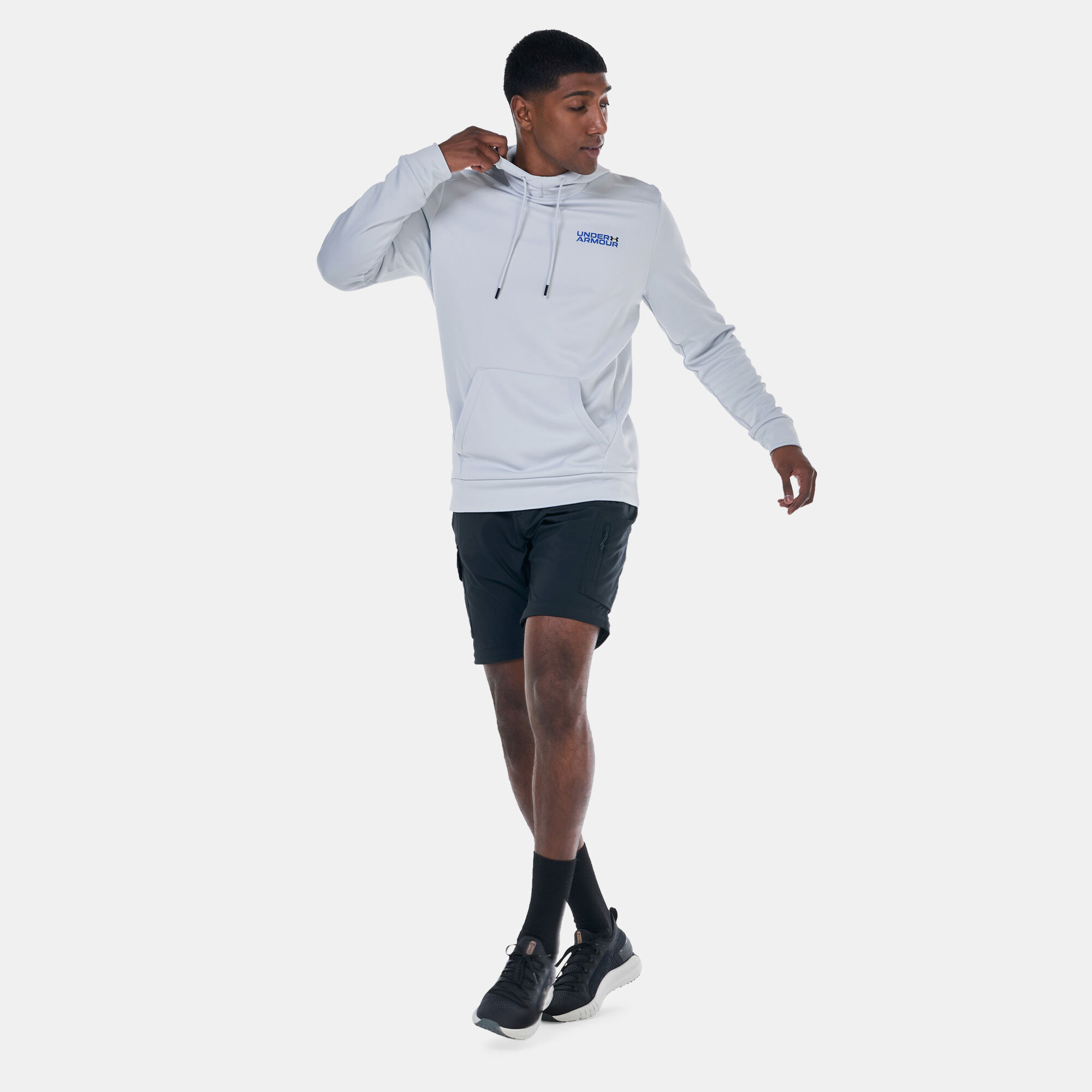 Under armour fleece graphic hoodie outlet