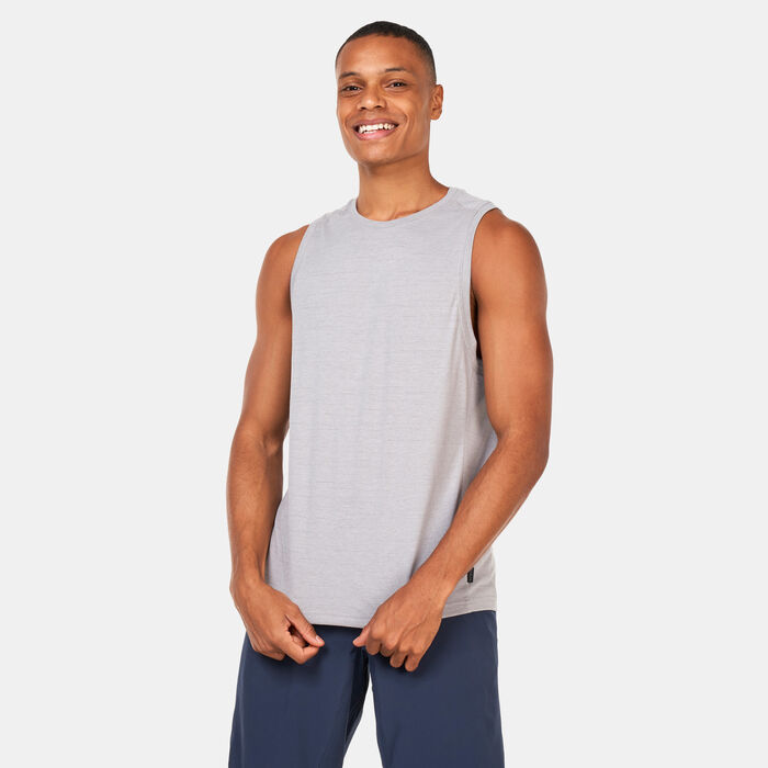 prAna Men's Prospect Heights Tank Top Grey prAna Men's Prospect Heights Tank Top Grey image number 0