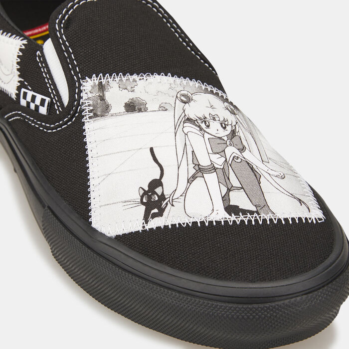 Vans Skate Slip-On Unisex Shoe Black Vans Skate Slip-On Unisex Shoe Black image number 4