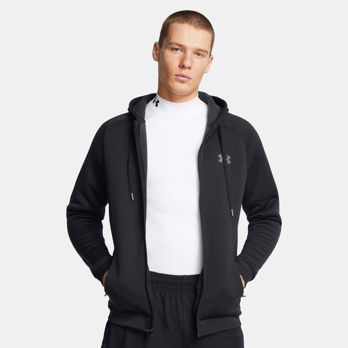 Under Armour Men's Armour Fleece Pro Full-Zip Hoodie Black image number 0