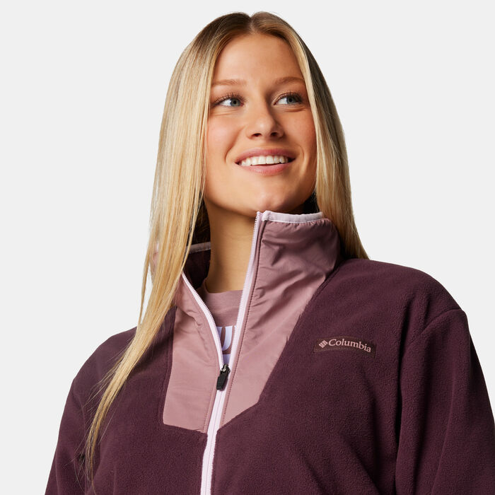 Columbia Women's Sequoia Grove Full-Zip Jacket Purple Columbia Women's Sequoia Grove Full-Zip Jacket Purple image number 3