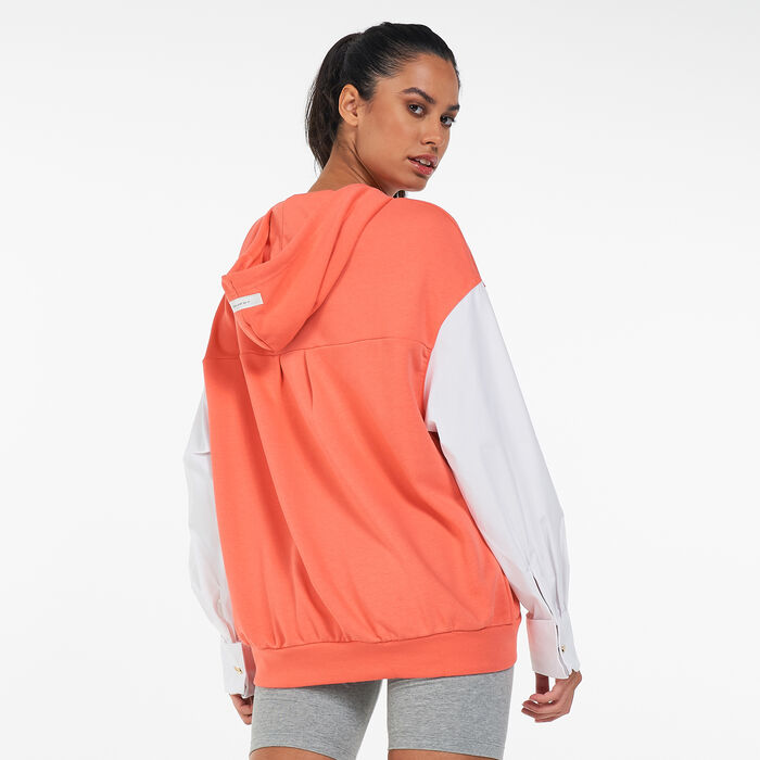 Nike Women's Sportswear Icon Clash Hoodie Orange image number 1