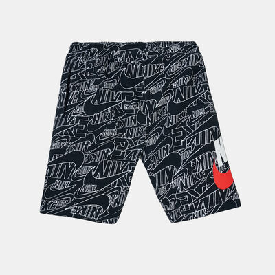Nike Kids' Sportswear Read Allover Print Shorts Black