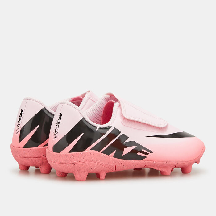Nike Kids' Mercurial Vapor 15 Club Multi-Ground Football Shoes (Babies and Younger Kids) Pink Nike Kids' Mercurial Vapor 15 Club Multi-Ground Football Shoes (Babies and Younger Kids) Pink image number 4